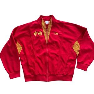 Li-Ning Red Windbreaker Jacket